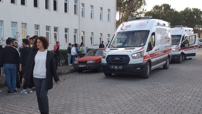 Yurtta kalan 34 üniversiteli zehirlenerek hastaneye kaldırıldı