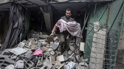 Gazze'de can kaybı 25 bini aştı