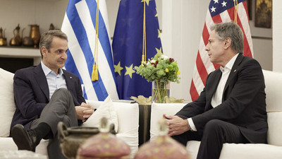 ABD Dışişleri Bakanı Blinken, Miçotakis ile görüştü