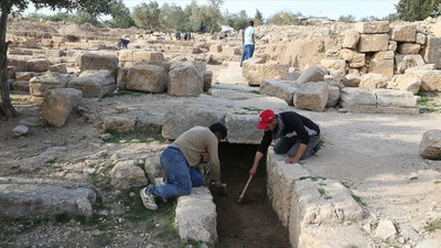 Antik kentte 1500 yıllık içme suyu kanalı bulundu