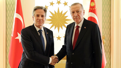 Erdoğan ile Blinken Vahdettin Köşkü’nde görüştü