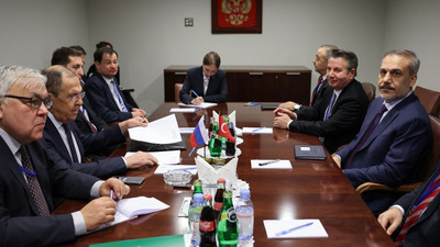 Hakan Fidan, Güvenlik Konseyi toplantısı öncesi Rus mevkidaşı Lavrov'la görüştü