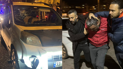 Kiracısıyla kavga eden mülk sahibi, polislerin üzerine araç sürdü