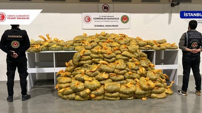 İstanbul Havalimanı’nda 586 kilo uyuşturucu yakalandı
