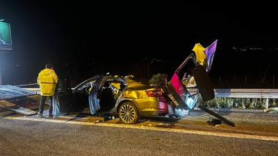 Sakarya'da trafik kazası: 1 polis yaşamını yitirdi