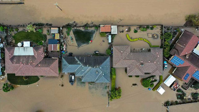 ABD'nin California eyaletinde sel alarmı: Acil durum ilan edildi