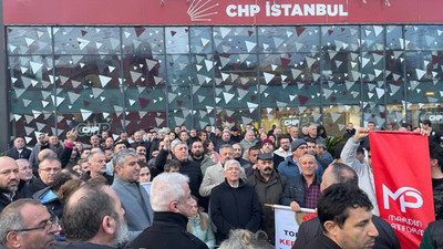 CHP il başkanlığı önünde Avcılar protestosu
