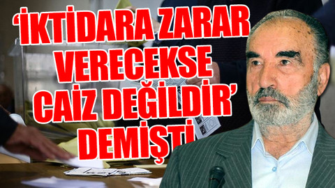 Erdoğan'ın 'hocası'ndan seçim fetvası