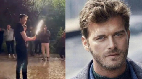 Kıvanç Tatlıtuğ'dan 'meşaleli kutlama' açıklaması
