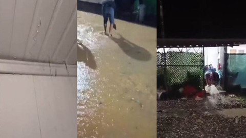 Adıyaman'da konteynerleri su bastı