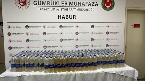 Habur'da 345 kilo sıvı metamfetamin yakalandı
