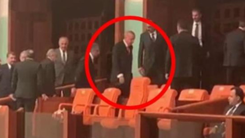 Erdoğan Meclis'i terk etti