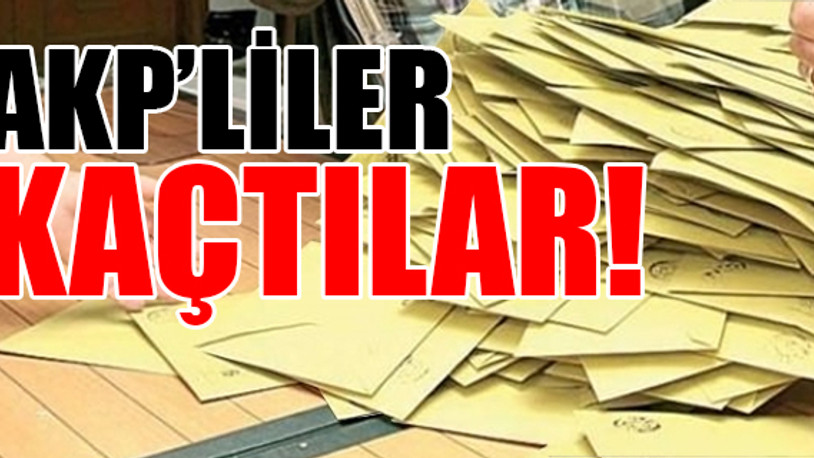 Seçim Kurulu aradı ama AKP ve MHP yetkilileri ortada yok!