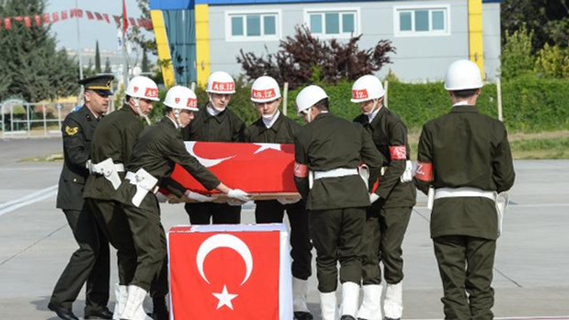 Azez şehidi Yüzbaşı Özdemir için uğurlama töreni