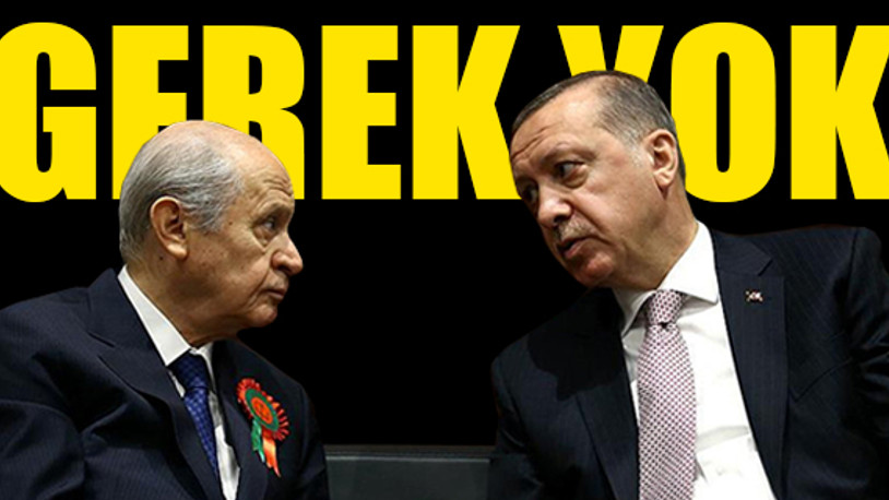Bahçeli, Erdoğan'a 'aba altından sopa' gösterdi!