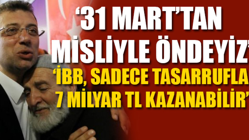Ekrem İmamoğlu: İBB’nin üst yönetimi kendini kente değil Ak Parti’ye adamış