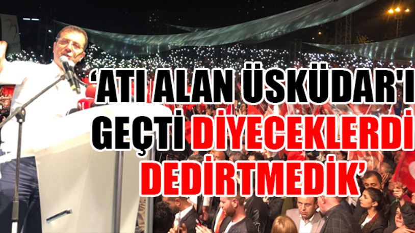 Ekrem İmamoğlu: O zaman Anayasa da şaibeli Cumhurbaşkanı da...