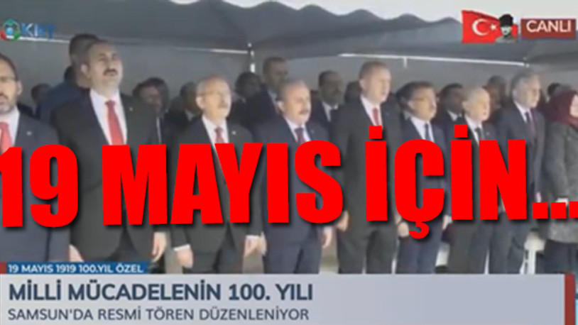 Erdoğan, Kılıçdaroğlu ve Bahçeli yan yana...