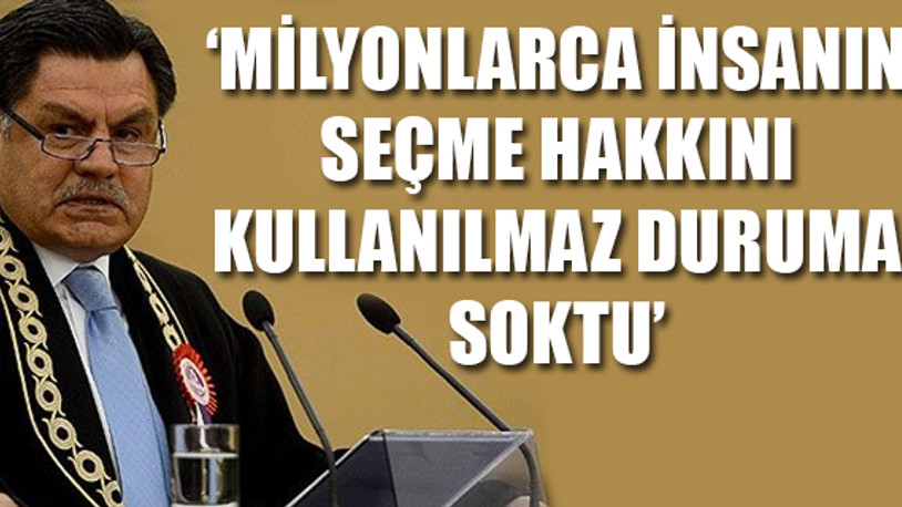 Eski AYM Başkanı Haşim Kılıç da YSK'nın İstanbul kararına itiraz etti