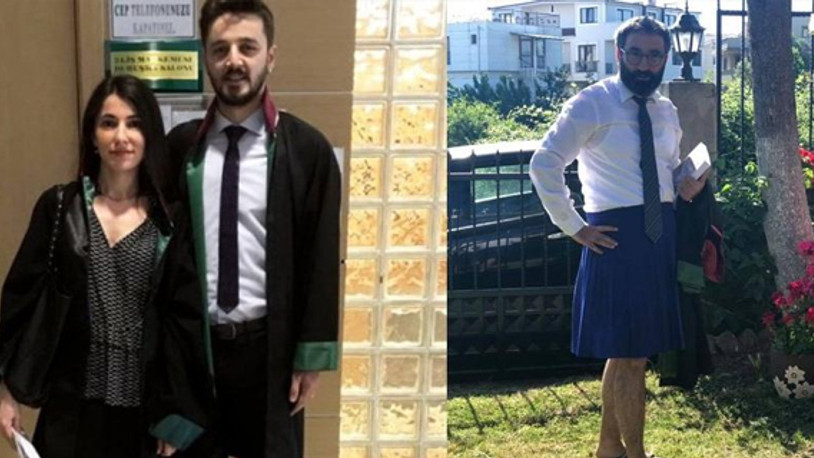 ‘Etekçi’ hakime 'etekli' protesto!