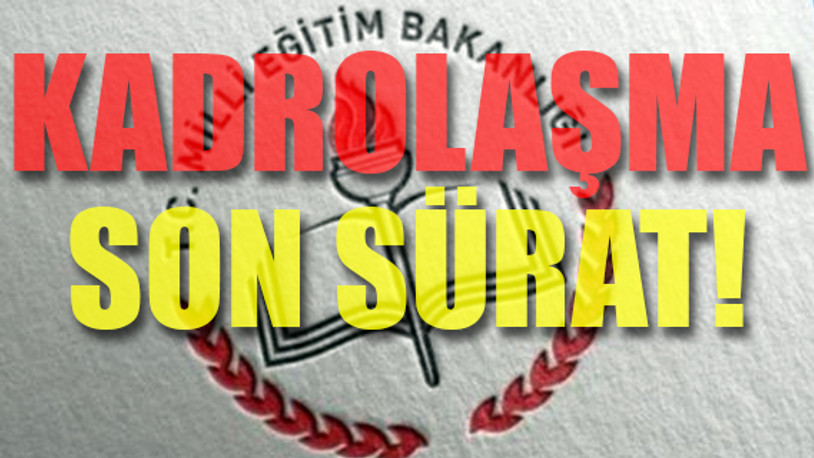 MEB 'tezgaha' talimat verdi: DEVAM!