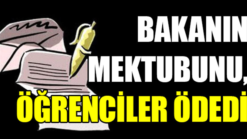 Mektup MEB'den, parası öğrenciden!