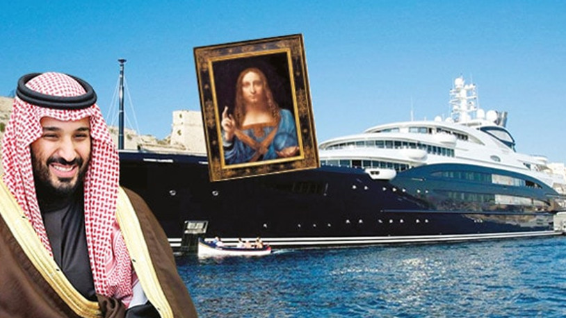 450 milyon dolarlık tablo Selman'ın yatında çıktı!