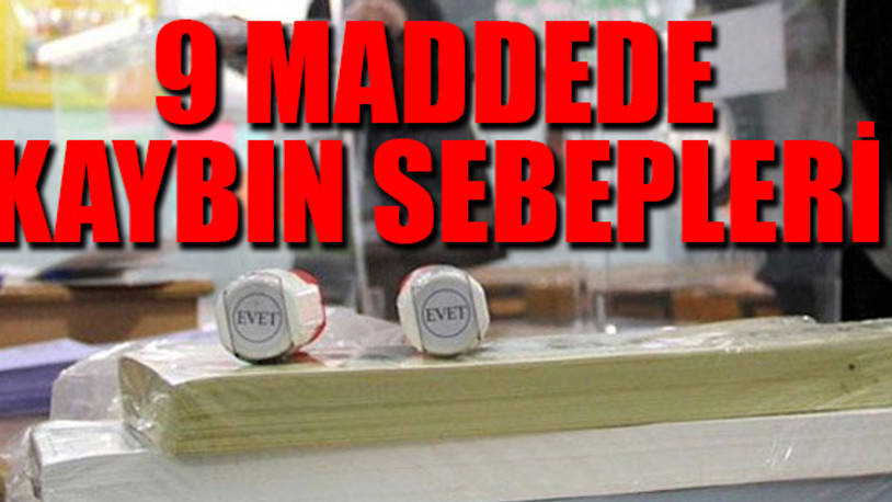 'AKP’den itiraf: Neden kaybettik?'