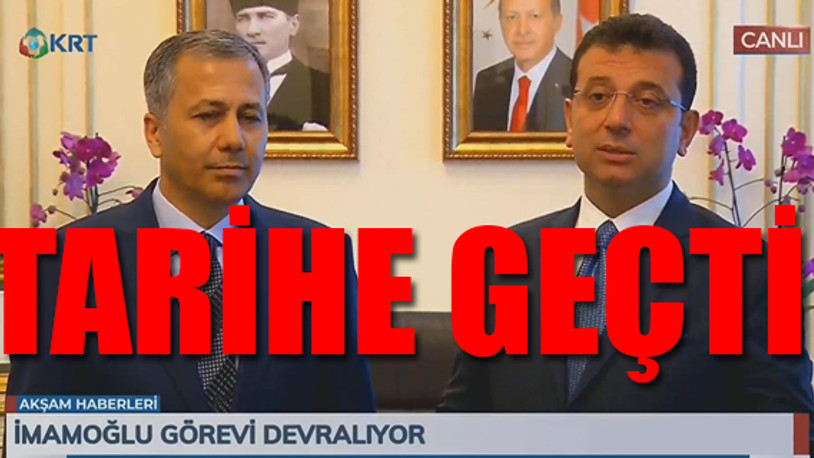 Ekrem İmamoğlu, kayyumdan görevi devraldı