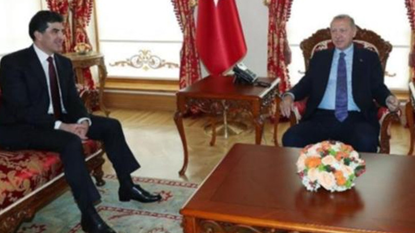 Erdoğan, 'oğul Barzani' ile görüştü