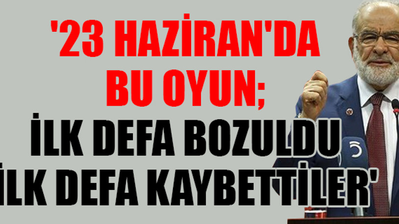 Karamollaoğlu'ndan 'saray' eleştirisi, İstanbul Seçimi mesajı