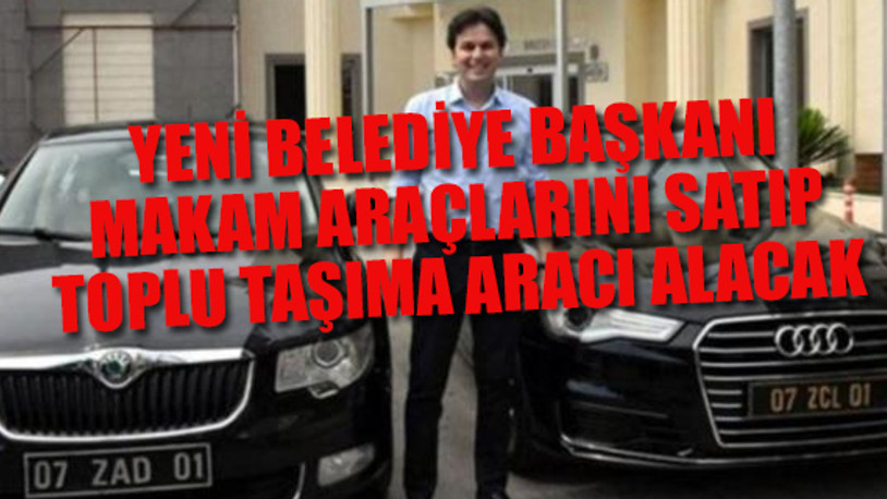 Toplu taşıma aracı yokken AKP'li başkan 2 tane makam aracı almış