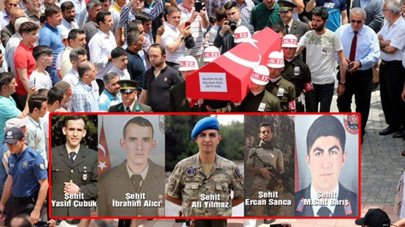 Türkiye şehitlerini sonsuzluğa uğurluyor!