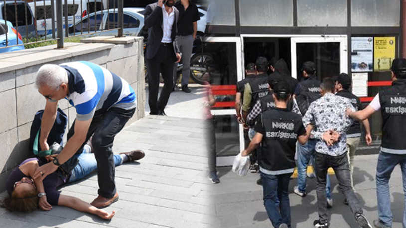 Uyuşturucu şüphelileri adliyeye getirildi, oğlunu gören anne baygınlık geçirdi