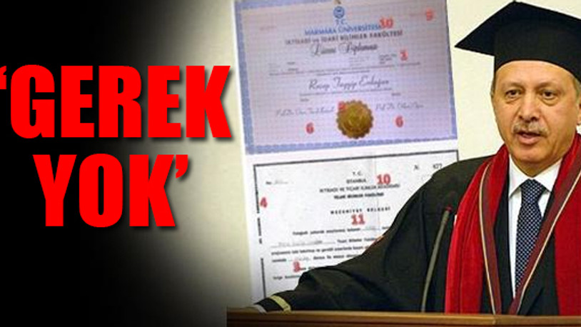 YSK'dan Erdoğan'ın diploması hakkında karar