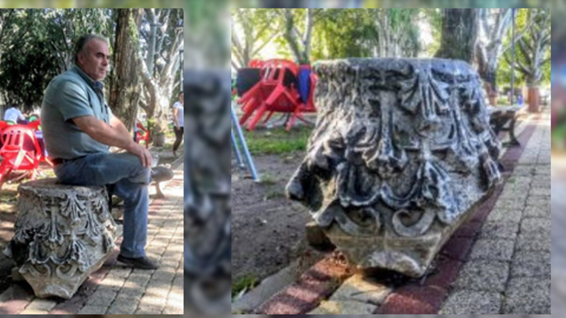 5 yıldır çay bahçesinde duruyordu... Roma dönemine ait çıktı!