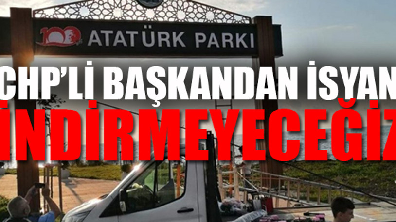 Kaymakamlıktan 'Atatürk' ismine engelleme!