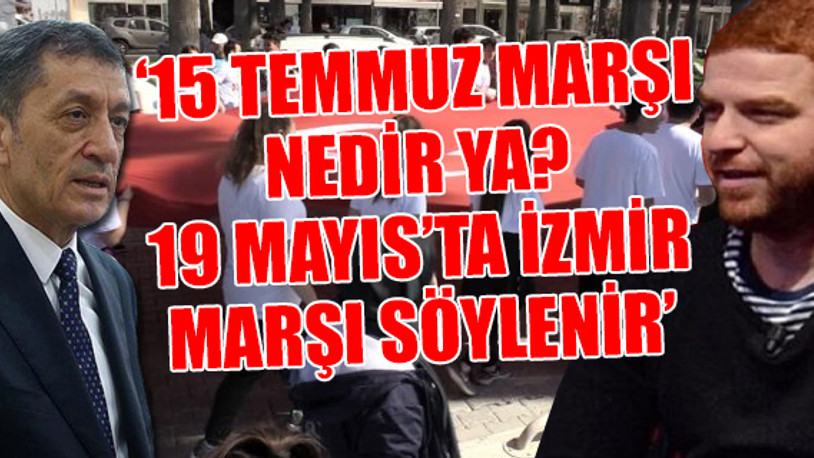 Bakan'ın İzmir Marşı yalanı ortaya çıktı ünlü sanatçı Twitter'dan bombaladı