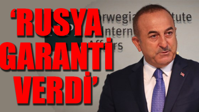 Çavuşoğlu: Suriye'de siyasi çözüm olursa, ordumuz ayrılacak