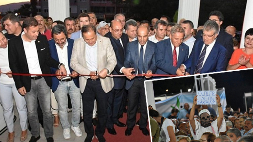 Edremit Kitap Fuarı'nda halktan Kaz Dağları protestosu