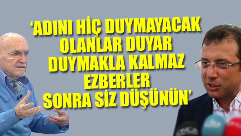 Hıncal Uluç'tan bomba Ekrem İmamoğlu yazısı