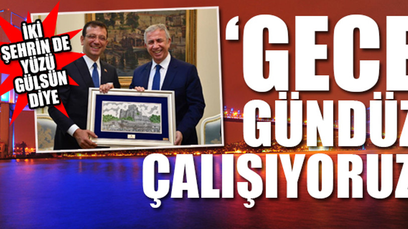 İki başkan bir araya geldi