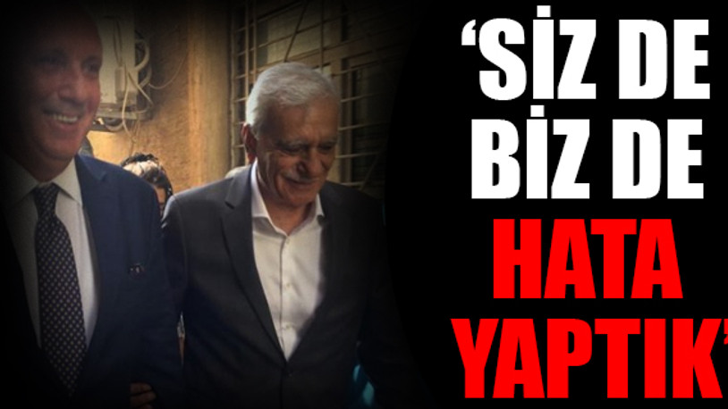 Muharrem İnce'den Ahmet Türk'e ziyaret