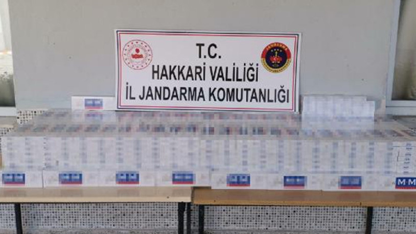 5 bin paket kaçak sigara ele geçirildi