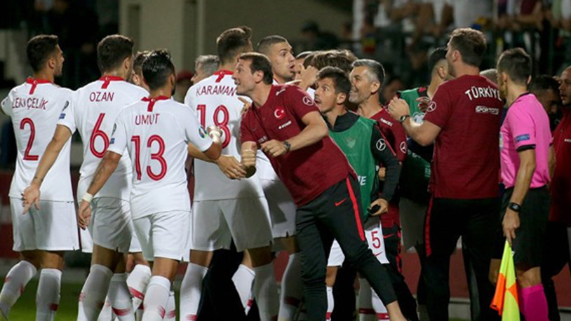 A Milliler Moldova'da gol oldu yağdı