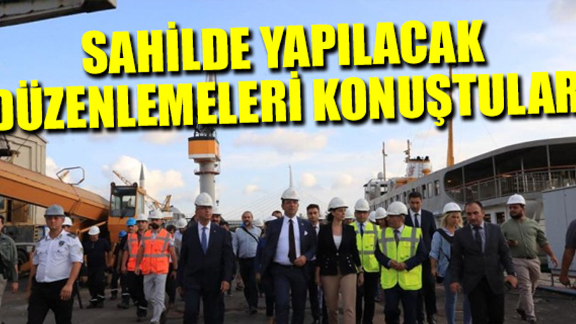 İmamoğlu Haliç Tersanesi'ni gezdi
