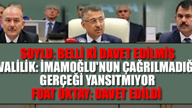 İmamoğlu, o tartışmaya noktayı koydu: Toplantıya çağrıldı mı?