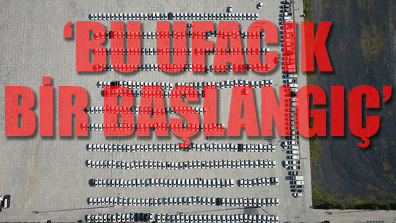 'İsraf sergisi' havadan böyle görüntülendi