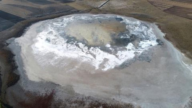 Kellah Gölü tamamen kurudu