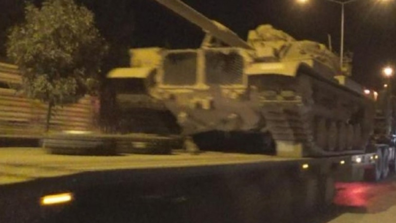 Suriye sınırına askeri sevkiyat